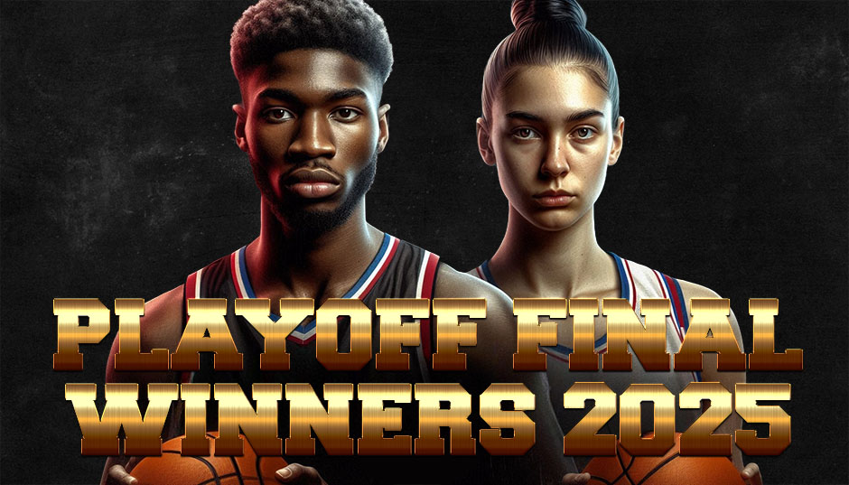 Playoff Final Winners 2025 - Image of man and woman